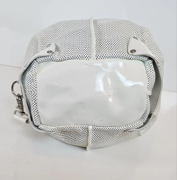 Kooba Vintage White Mesh Leather Hobo Bag - Chic & Unique! - Picture 10 of 16